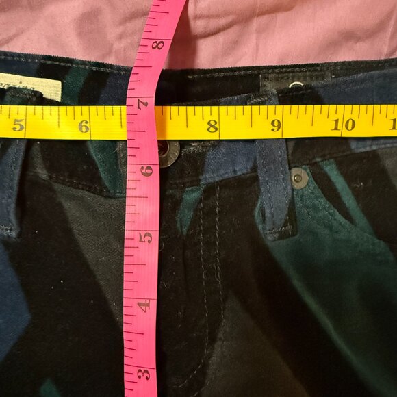 AG Adriano Goldschmied Legging Super Skinny Corduroy Pants Blue 24R Maximalist - Picture 8 of 16